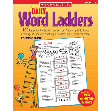 Scholastic Teaching Resources Daily Word Ladders Workbook, Grades 2-3 9780439513838